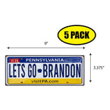 LGB Lic Plate Pennsylvania Sticker