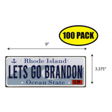 LGB Lic Plate Rhode Island Sticker