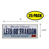 LGB Lic Plate Rhode Island Sticker