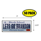 LGB Lic Plate Rhode Island Sticker
