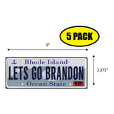 LGB Lic Plate Rhode Island Sticker