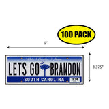 LGB Lic Plate South Carolina Sticker