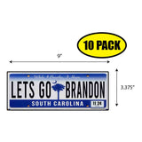 LGB Lic Plate South Carolina Sticker