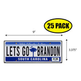 LGB Lic Plate South Carolina Sticker