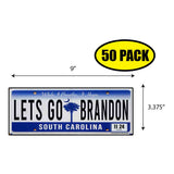 LGB Lic Plate South Carolina Sticker