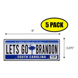 LGB Lic Plate South Carolina Sticker