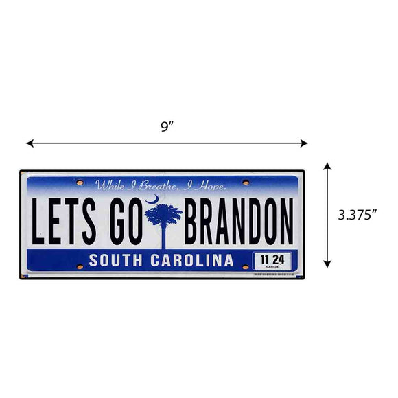 LGB Lic Plate South Carolina Sticker