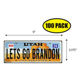LGB Lic Plate Utah Sticker
