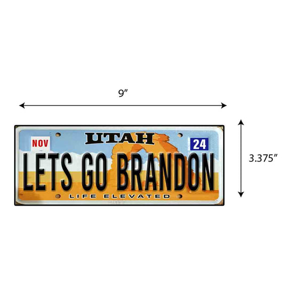LGB Lic Plate Utah Sticker
