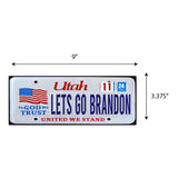 LGB Lic Plate Utah Sticker