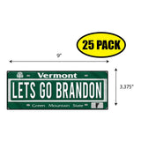 LGB Lic Plate Vermont Sticker