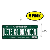 LGB Lic Plate Vermont Sticker