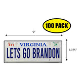 LGB Lic Plate Virginia Sticker