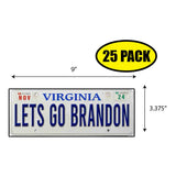 LGB Lic Plate Virginia Sticker