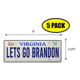 LGB Lic Plate Virginia Sticker