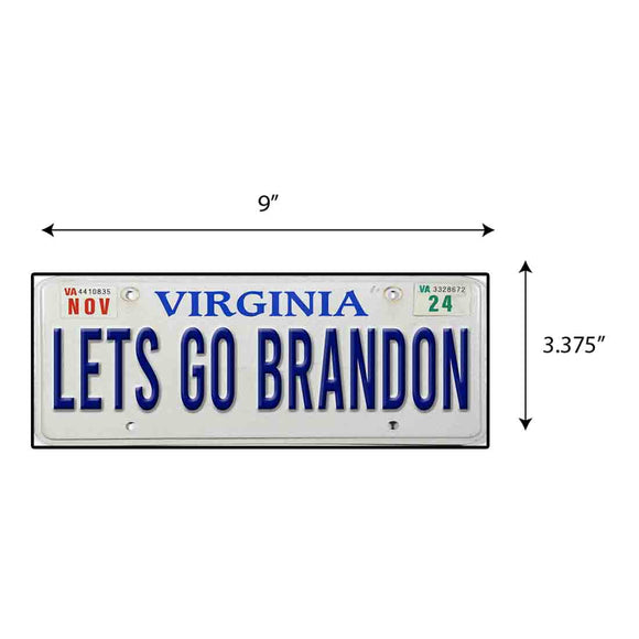 LGB Lic Plate Virginia Sticker