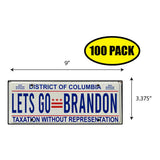 LGB Lic Plate DC Sticker