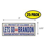 LGB Lic Plate DC Sticker