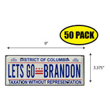 LGB Lic Plate DC Sticker