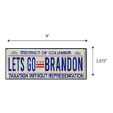 LGB Lic Plate DC Sticker