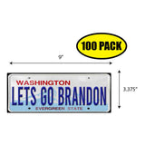 LGB Lic Plate Washington Sticker