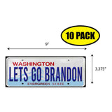 LGB Lic Plate Washington Sticker