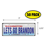 LGB Lic Plate Washington Sticker