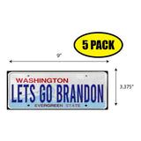 LGB Lic Plate Washington Sticker