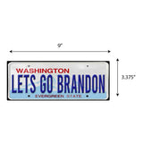 LGB Lic Plate Washington Sticker