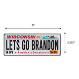 LGB Lic Plate Wisconsin Sticker