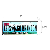 LGB Lic Plate Wyoming Sticker