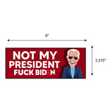Not My President Sticker