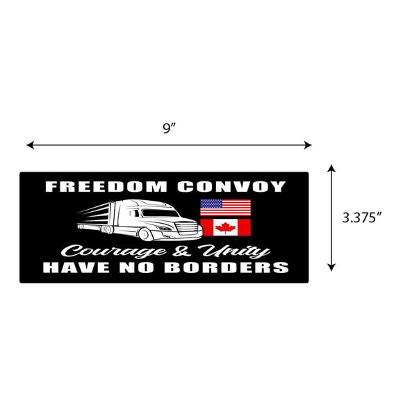Freedom Convoy Courage Unity Sticker