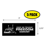Freedom Convoy Keep On Truckn Sticker