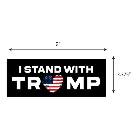 I Stand With Trump Sticker