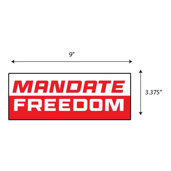 Mandate Freedom Sticker