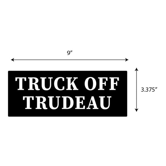Truck Off Trudeau Sticker