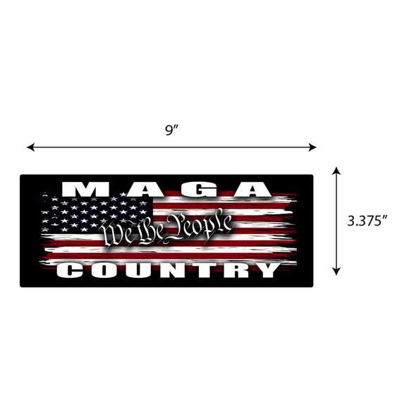 We The People Maga Country Sticker