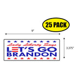 Lady Liberty Says LGB Sticker
