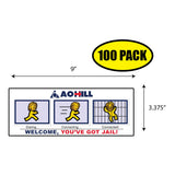 A O HILL Sticker