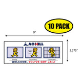 A O HILL Sticker