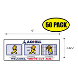 A O HILL Sticker