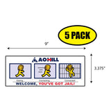 A O HILL Sticker