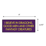 I Believe In Dragons Sticker