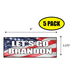 Let's Go Brandon Flag Sticker