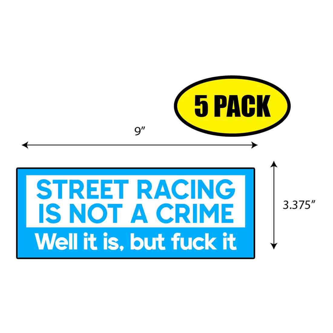 Street Racing Car Decals
