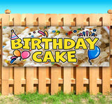 Birthday Cake Popcorn Banner