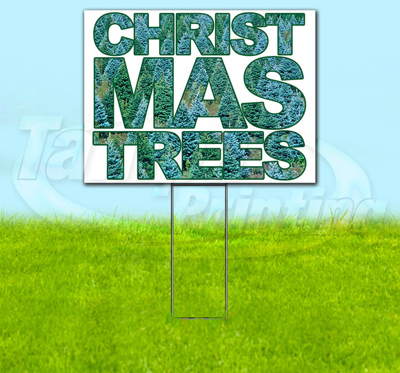 Christmas Tree v3 Yard Sign