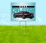 Hand Car Wash Yard Sign