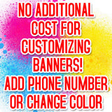 Cotton Candy Taco Banner